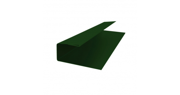 J-Профиль 18мм 0,45 PE с пленкой RAL 6005 зеленый мох